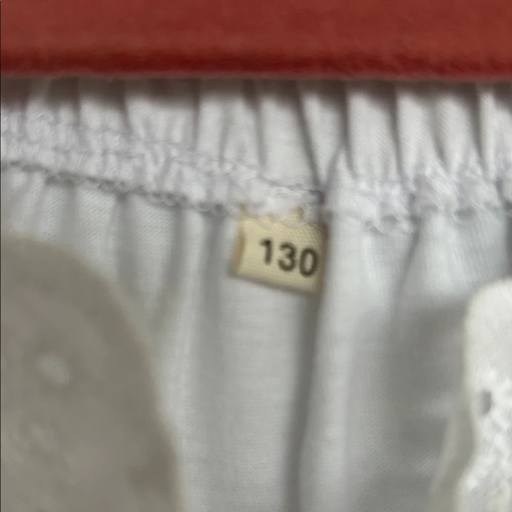 Charming White Kids Nightgown - Picture 5 of 5